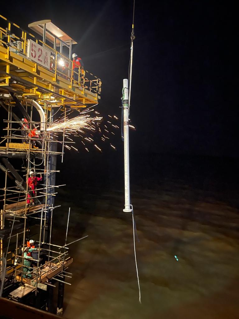 4. Riser Installation at Cluster 52A FYIP 5 Oil Wells Completion Project